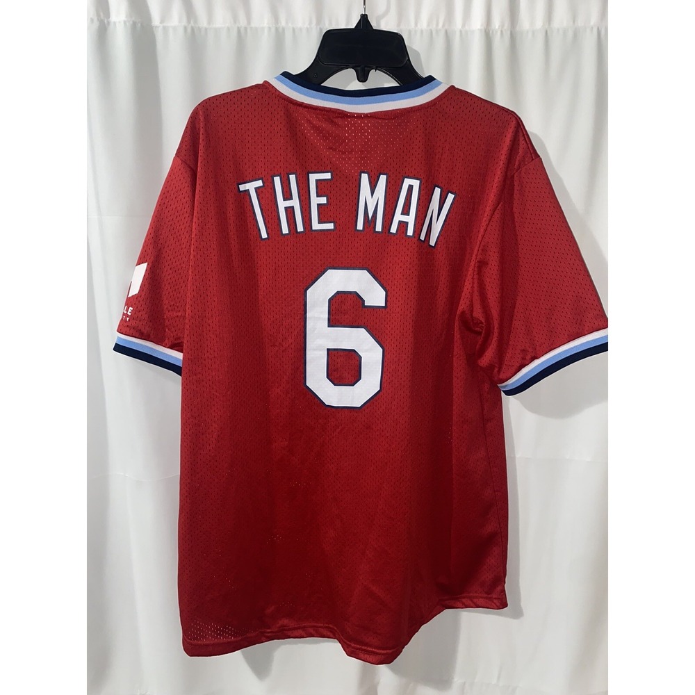 St.Louis Cardinals Stan Musial The Man #6 Jersey SGA‎ Adult Size XL
